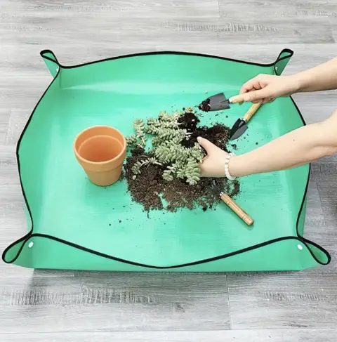 Plant Repotting Mat, 100cm x 100cm,Waterproof Succulent Potting