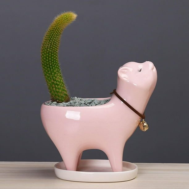 Cat,Creative Ceramic Succulent Planter - Perfect for Home Decor