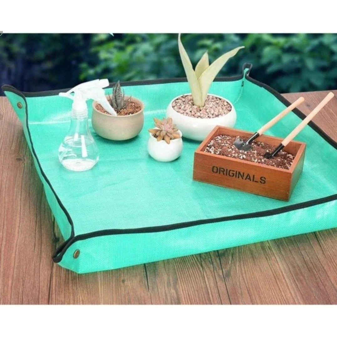 66cm 100cm Plant Repotting Square Mat Waterproof Indoor Transplanting Dirty Claireshop Succulent Potting Tarp